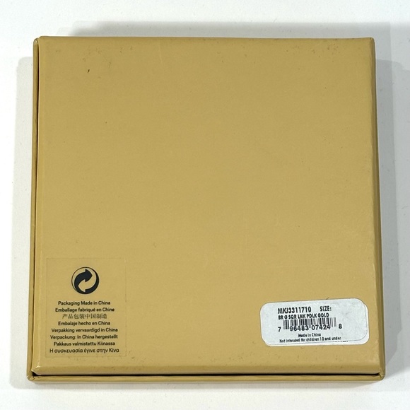 Michael Kors Gold Padlock Toggle Bracelet - Picture 3 of 5